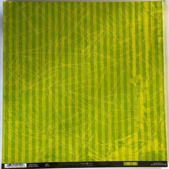 SANDYLION Rouge de Garance RMR11 "Urban Art"- DS 12x12 Scrapbook Paper- … - Picture 2 of 9